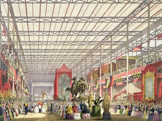 Das ausländische Schiff in der Großen Industrieausstellung von 1851, Tafel 2 aus 